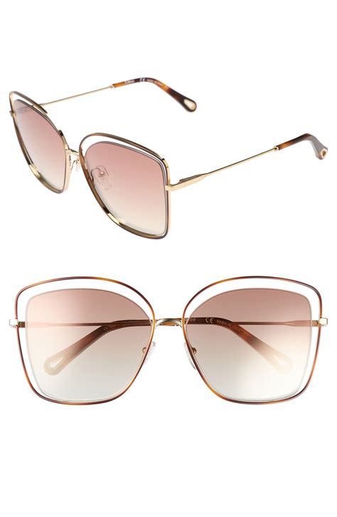 buy chloe sunglasses nz|chloe 60mm halo frame sunglasses.